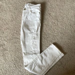 Frame White Skinny Jeans